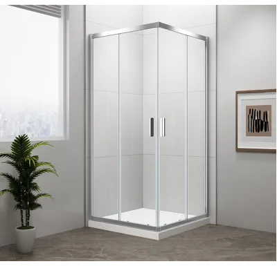 POLYSAN EASY obdélníková sprchová zástěna 900x800mm, čiré sklo