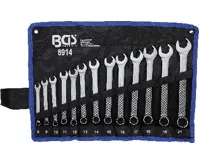 BGS Sada očkoplochých klíčů, s funkcí ráčny na straně vidlice, 8 – 21 mm, 13dílná (3)