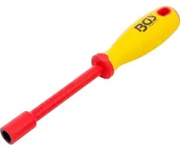 BGS Šroubovák na nástrčné klíče VDE, šestihran, 11 mm, Délka čepele 125 mm