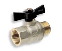 NOVASERVIS Luxusní kulový plnoprůtočný kohout - motýlek ŠM 3/4" - KMH21 NOVASERVIS Luxusní kulový plnoprůtočný kohout - motýlek ŠM 3/4" - KMH21