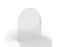 HS Flamingo Sklo pod kamna - Oblouk 1000x1000 mm / R500 / 6 mm (1)