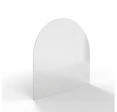 HS Flamingo Sklo pod kamna - Oblouk 1000x1000 mm / R500 / 6 mm