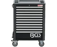BGS Dílenský vozík, 11 zásuvek, prázdný (2)