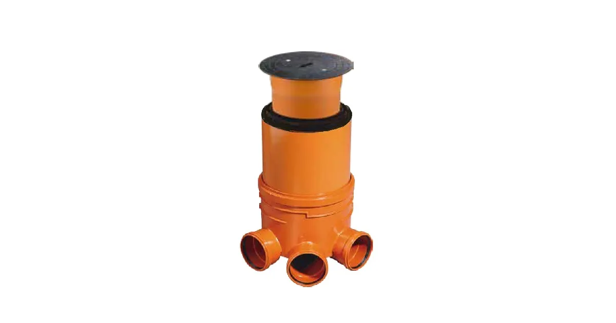Osma Underground Drain 110mm Inspection Chamber Riser 450mm Dia 4D975
