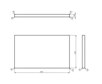 SAPHO WOODY deska 600x28x360mm, masiv přírodní dub (2)