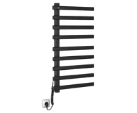 SAPHO ELCOR elektrický sušák ručníků 480x920x50 mm, 128 W, černá mat