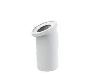 ALCAPLAST Dopojení k volně stojícímu WC, koleno 22°, DN 110, délka 165 mm, PP, bílé A90-22