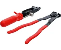 BGS Kleště upínací a kleště na pásky manžet poloos, sada 2 dílů (3)