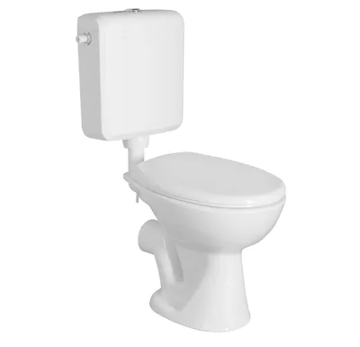 CREAVIT WC kombi, dvojtlačítko 3/6l, zadní odpad, bílá