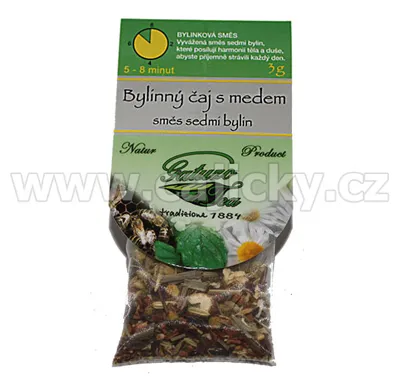 Čaj Gatuzo - Bylinný s medem, 1ks