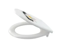 ALCAPLAST WC sedátko univerzální Softclose, Click systém, Duroplast A604 FLOWER