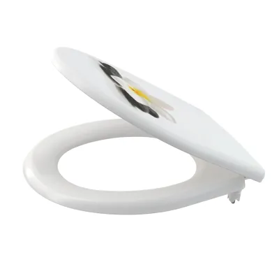 ALCAPLAST WC sedátko univerzální Softclose, Click systém, Duroplast A604 FLOWER