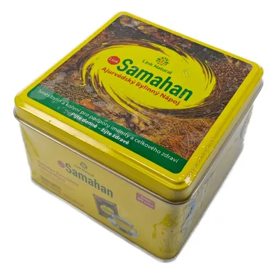Link Natural Samahan kovová krabička 60 sáčků