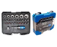 BGS Sada barevně označených nástrčných hlavic a klíčů, 28dílná BGS Sada barevně označených nástrčných hlavic a klíčů, 28dílná