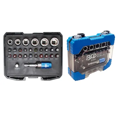 BGS Sada barevně označených nástrčných hlavic a klíčů, 28dílná