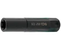 BGS Hlavice nástrčná úderová E-profil E 20 x 100 mm, 22 mm šestihran BGS Hlavice nástrčná úderová E-profil E 20 x 100 mm, 22 mm šestihran