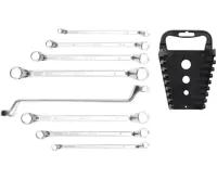 BGS Klíče očkové vyhnuté 6 - 22 mm v plastovém pořadači, 8 dílů BGS Klíče očkové vyhnuté 6 - 22 mm v plastovém pořadači, 8 dílů