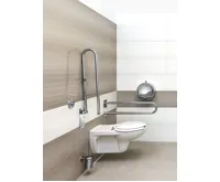 SAPHO HANDICAP opěrné pevné madlo tvar U 600mm, nerez lesk (2)