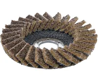 BGS Lamelový brusný kotouč | netkaná textilie | O 115 mm | zrnitost 80 - BGS 74471 (1)