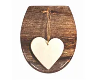 Schütte WC sedátko WOOD HEART | Duroplast, Soft Close