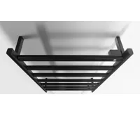 SAPHO ELIAS elektrický sušák ručníků 490x730x110 mm, 105 W, černá mat (6)