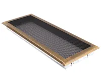 HS Flamingo Krbová mřížka 16x45 cm, mosazná patina