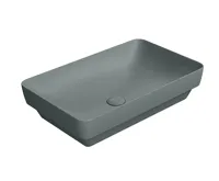 GSI PURA keramické umyvadlo na desku 60x38cm, agave mat GSI PURA keramické umyvadlo na desku 60x38cm, agave mat