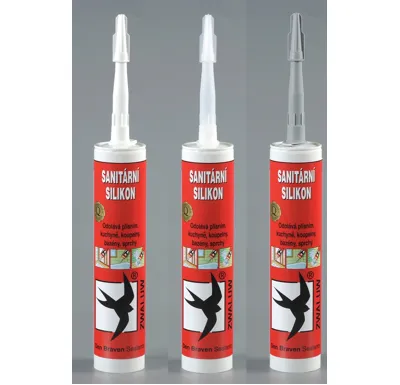 Den Braven Silikon sanitární bílý 280ml