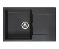 Reginox Mini Amsterdam 760.0 Black metalic (silvery) Reginox Mini Amsterdam 760.0 Black metalic (silvery)