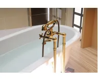 SAPHO ANTEA nástěnná vanová baterie kompletní, bronz (5)