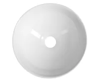 SAPHO ASTER keramické umývátko na desku, Ø 28cm, bílá (5)