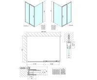 POLYSAN EASY obdélníkový sprchový kout 1600x700mm, čiré sklo L/P varianta (7)