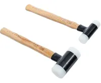 BGS Palice s nylonovými hlavicemi, 30 a 45 mm,2 kusy,Hickory rukojeť (1)