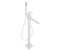 SAPHO FORATA vanová baterie s připojením do podlahy, bílá mat (3)