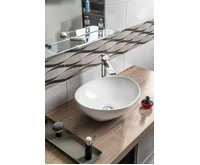 AQUALINE Keramické umyvadlo na desku, 42x34cm, bílá (5)