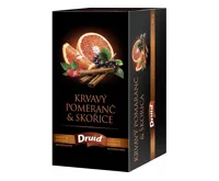 DRUID CZ s.r.o. Čaj ovocný Druid Krvavý pomeranč a Skořice 18ks DRUID CZ s.r.o. Čaj ovocný Druid Krvavý pomeranč a Skořice 18ks