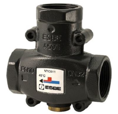 ESBE VTC 511 / 50°C - 1" trojcestný termostatický směšovací ventil