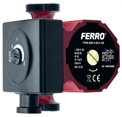 NOVASERVIS Oběhové elektronické čerpadlo Ferro 25-40/130mm - 0603W
