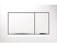 GEBERIT ovládací tlačítko  Sigma30 - bílá/chrom lesk GEBERIT ovládací tlačítko  Sigma30 - bílá/chrom lesk