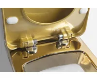 CREAVIT PAULA WC sedátko, SLIM, Soft Close, zlatá (8)