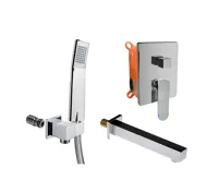 Vanový set s dvoucestnou podomítkovou bateríí