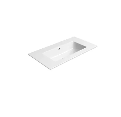 GSI PURA keramické umyvadlo Slim 82x46cm, bez otvoru, bílá ExtraGlaze