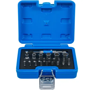 BGS Sada bitů a nástrčných klíčů, pohon vnější šestihran 6,3 mm (1/4"), 2 v 1, 26dílná - BGS 4
