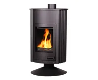 HS Flamingo Krbová kamna MASTERFLAMME ® Grande II, černá