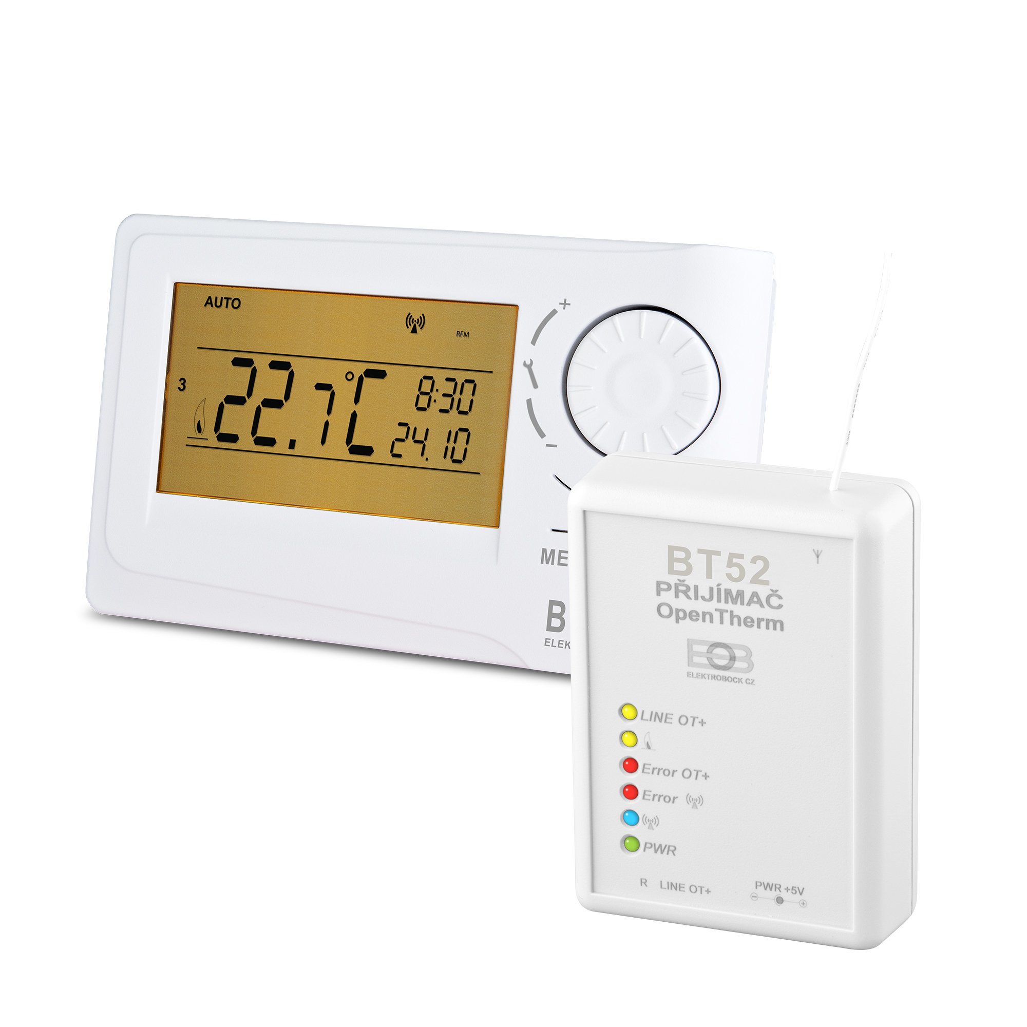 ELEKTROBOCK Bezdrátový termostat s OpenTherm BT52