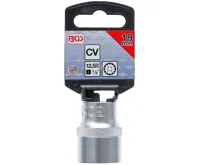 BGS Hlavice nástrčná 1/2" 19 mm "GearLock" (2)