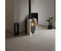 Sklo pod kamna - FLAMINGO Kapka 1100x1100 mm, fazeta, / 6 mm