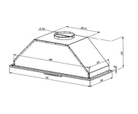 CATA Odsavač par EMPIRE VD 204080 Nerez (1)