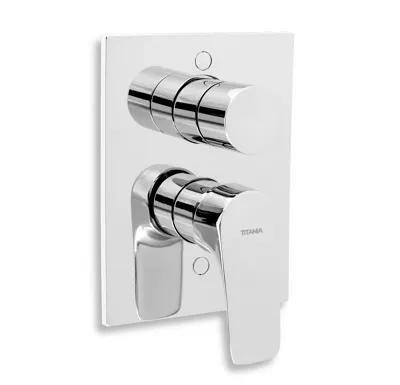NOVASERVIS Vanová sprchová baterie s přepínačem Titania Nice chrom - 97050R,0