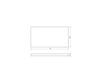 SAPHO AVICE deska pod umyvadlo 90,7x48,8cm, tl.5cm, dub rover (2)